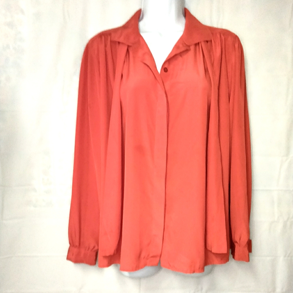 Orange blouse